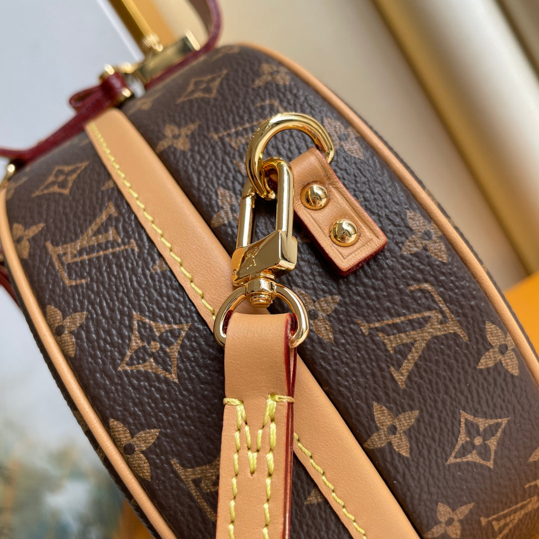LOUIS VUITTON LV 25S MINI BOITE CHAPEAU 17 IN BROWN MONOGRAM COATED CALFSKIN