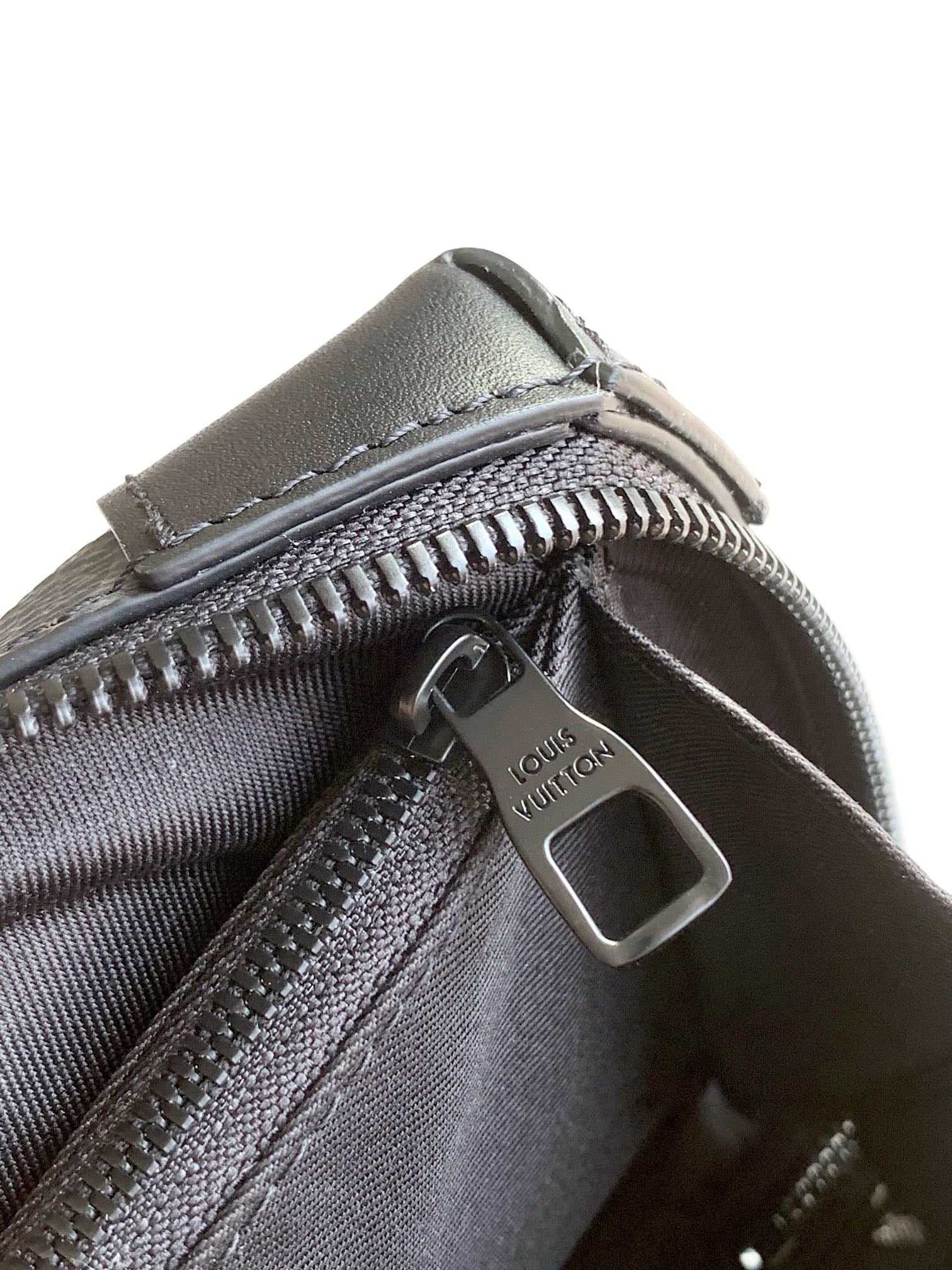 LOUIS VUITTON LV 25S SOFT TRUNK BAG 22 IN MONOGRAM ECLIPSE CANVAS AND CALFSKIN